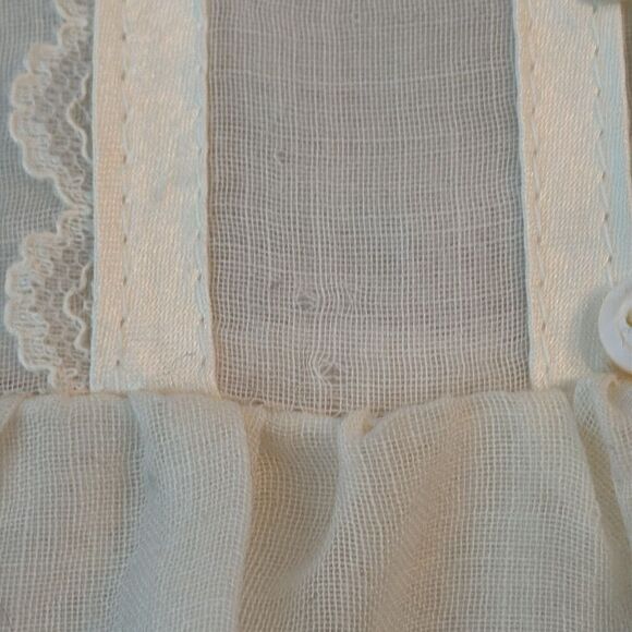 GUNNE SAX BY JESSICA 1970s Vintage Prairie Style Long Sleeve Maxi Dress - Picture 4 of 17